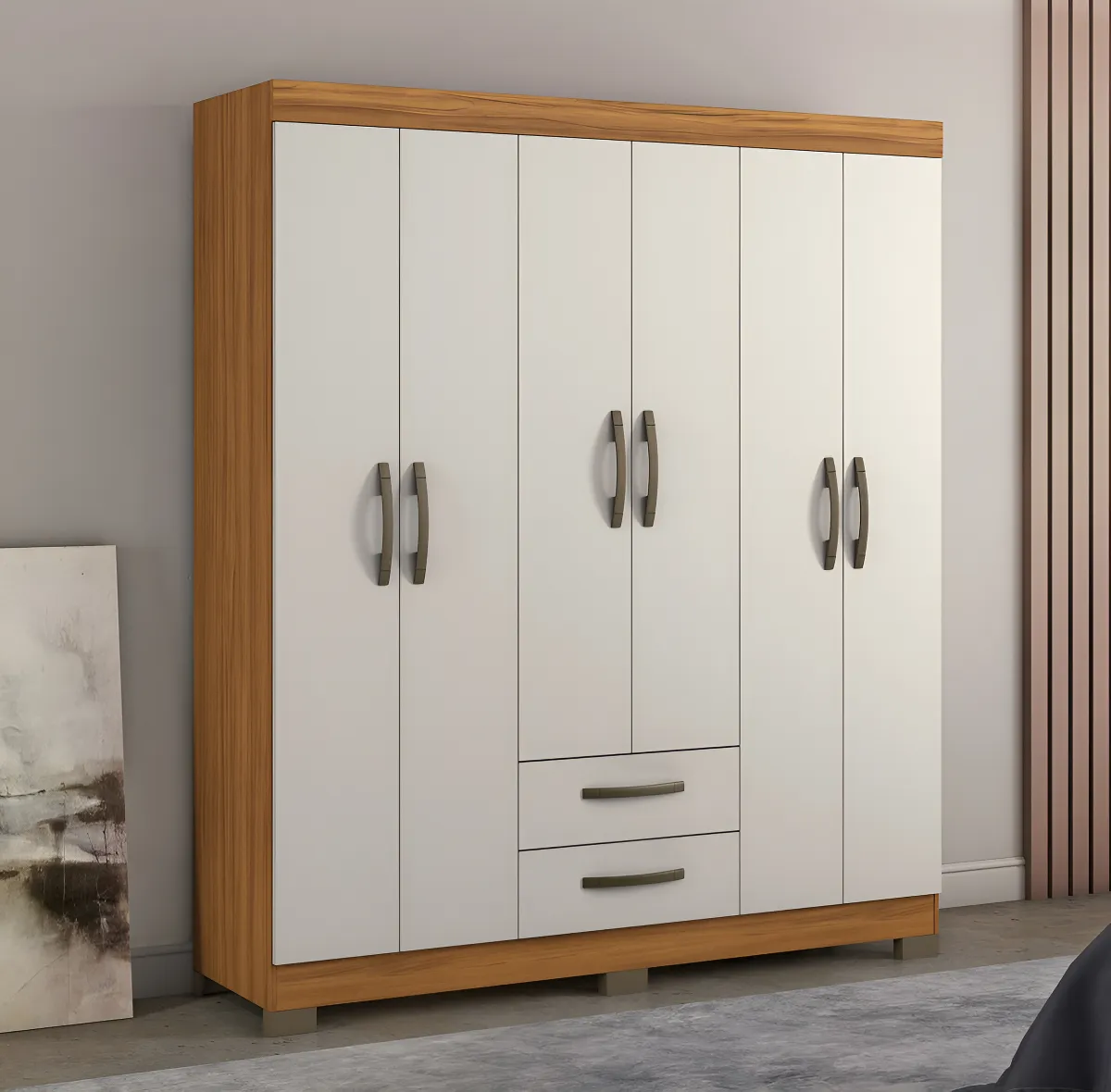 GUARDA ROUPA NOTAVEL NT5130 6 PORTAS FRE ...