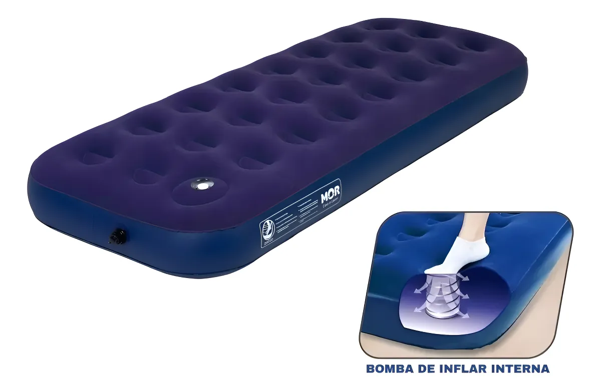 COLCHÃO INFLAVEL MOR SOLTEIRO