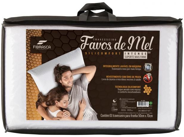 TRAVESSEIRO FIBRASCA FAVOS DE MEL ALTO